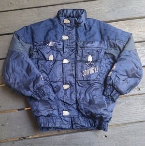 90's Dallas Cowboys NFL Pro Line. Logo Athletic Blue Coat Children's Size 10-12